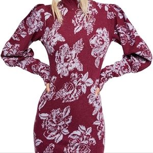 Free people Farrah dress plum xs
